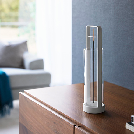 tower タワー お香スタンド 灰飛び防止カバー付き ホワイト 10013