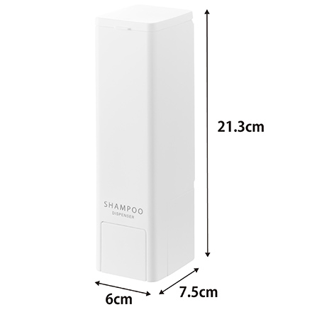 tower タワー 下から出るマグネットディスペンサー シャンプー ホワイト 10290