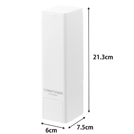 tower タワー 下から出るマグネットディスペンサー コンディショナー ホワイト 10292