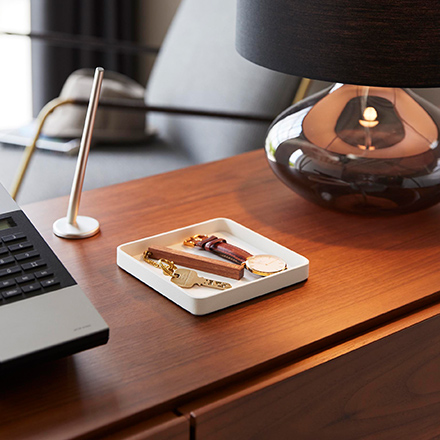 tower タワー キー&ジュエリートレー ホワイト 10587