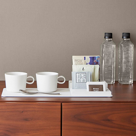 tower タワー 収納スタンド付きトレー ホワイト 10797