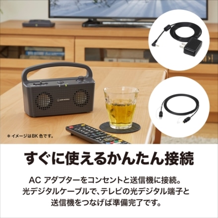 オーディオテクニカ デジタルワイヤレススピーカーシステム ブラック AT-SP767XTV BK