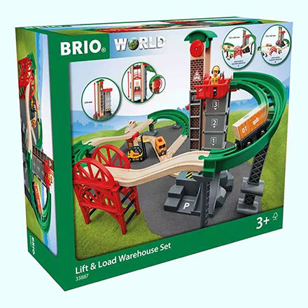 ブリオ BRIO ウェアハウスレールセット 33887