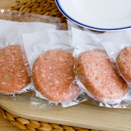 牛肉100% 無添加 ハンバーグ 味付き 個包装 120g×10個