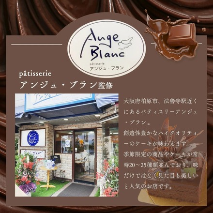 チョコレートムースケーキ 4号 お中元 2026 ギフト 冷凍 スイーツ アンジュブラン監修