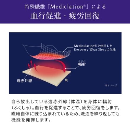 MTG NEWPEACE Recovery Wear Sleep Set グレージュ Mサイズ WS-AS-14B-M