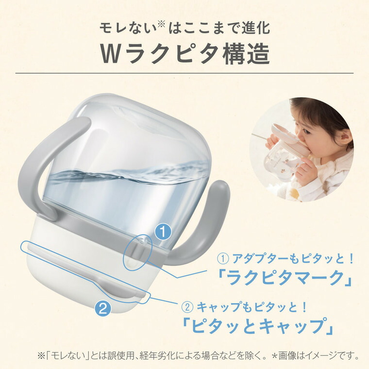 Combi コンビ ラクマグ 漏れないストロー 340 R チューリップ