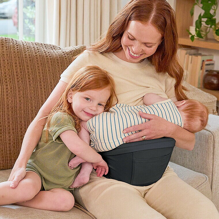 エルゴベビー リフト ヒップシート Ergobaby Lift パールグレー 2年保証 SG規格