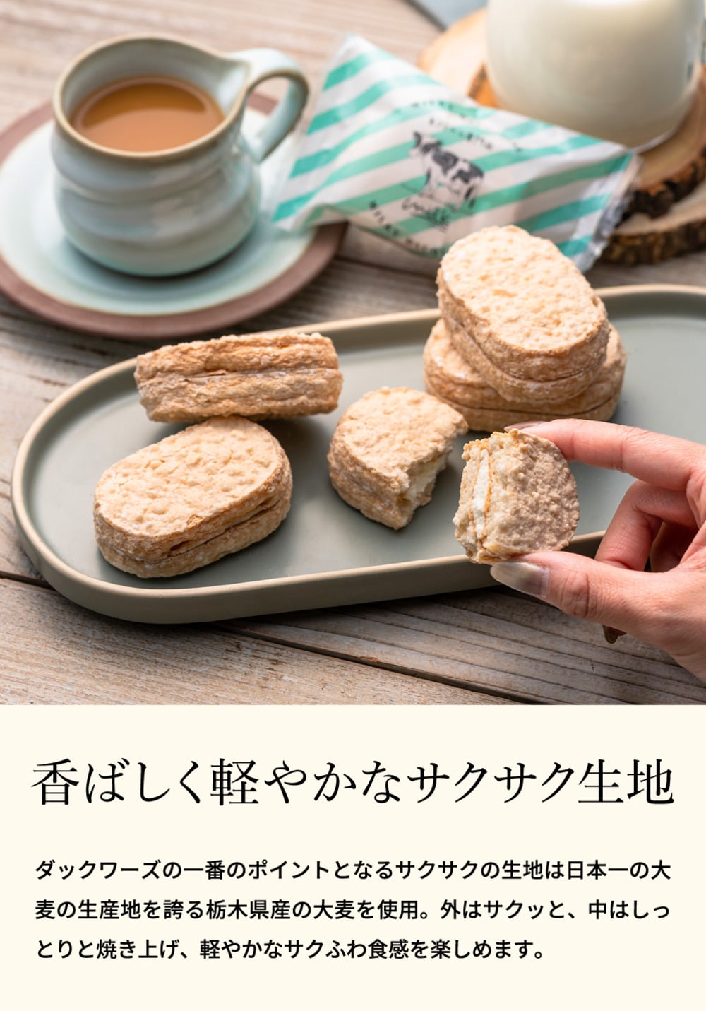 ミルキーダックワーズ 15個入 生クリーム専門店Milk ミルク ダックワーズ ミルキークリーム