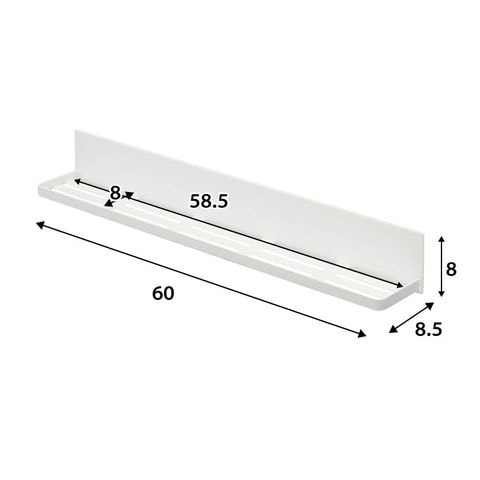 山崎実業 公式 tower マグネットバスルームラック タワー ロング ブラック 4859