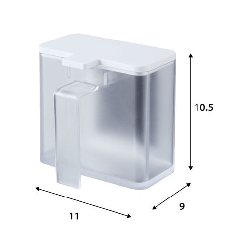 山崎実業 公式 tower マグネット調味料ストッカー タワー 2個セット ホワイト×ブラック 4817 4818