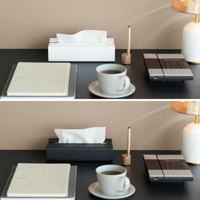 tower 入れ替え簡単ソフトパックティッシュケース タワー 山崎実業 10450 10451 / ブラック