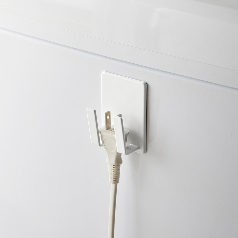 tower マグネットヘアーアイロン&コードホルダー タワー 山崎実業 10527 10528 / ホワイト