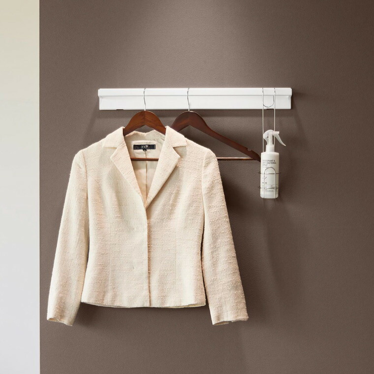 tower 壁付けハンガーバー タワー 山崎実業 10681 10682 ホワイト ブラック / ホワイト