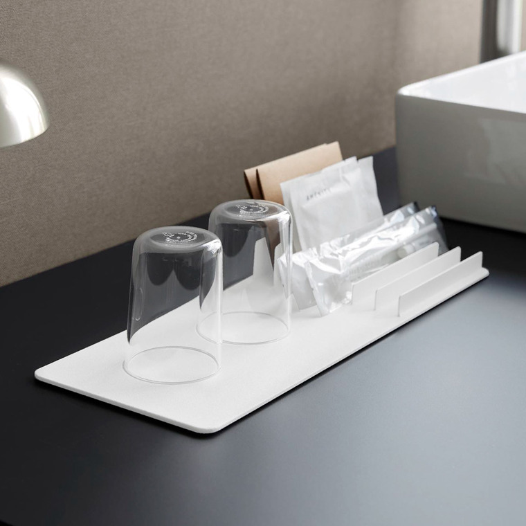 tower 収納スタンド付きトレー タワー 山崎実業 10797 10798 / ホワイト