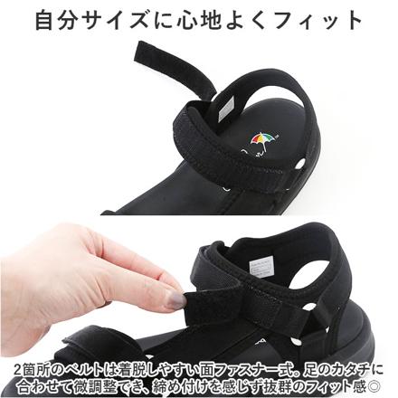 Arnold Palmer レディース スポーツサンダル AL5420 LL(25cm) グレー