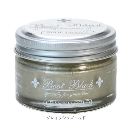 COLUMBUS BootBlackSilverLine シュークリームメタリック ゴールド
