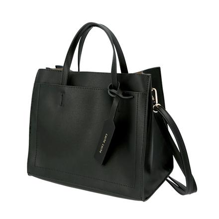 cache cache カシュカシュ パーティションミニトート ネイビーブラウン