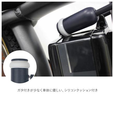 FINO 電動アシスト自転車バッテリー専用ロック バッテリーロック ライトグレイ