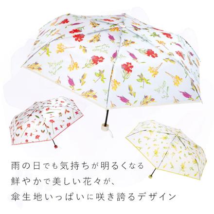 ワールドパーティー W by Wpc. Planticaビニール折りたたみ傘 ブルー