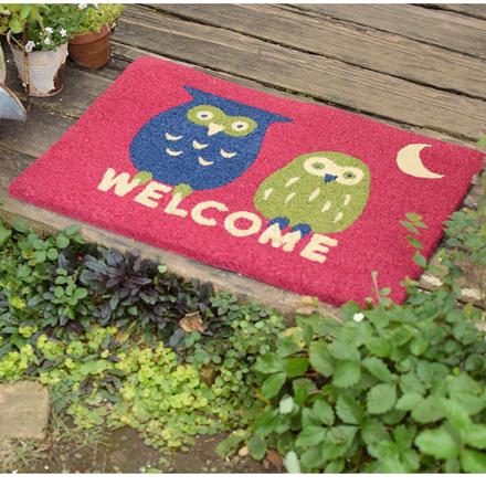 コイヤーマット 玄関マット おでかけキャット