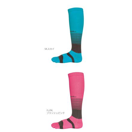 アールエルソックス R×L SOCKS #TRR-211H 5本指ハイソックス M BK.ブラック