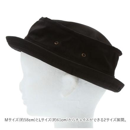 スタンダードポークパイHAT Lサイズ(約61cM) BLACK