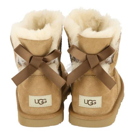 UGG アグ MINI BAILEY BOW II US6 BLack