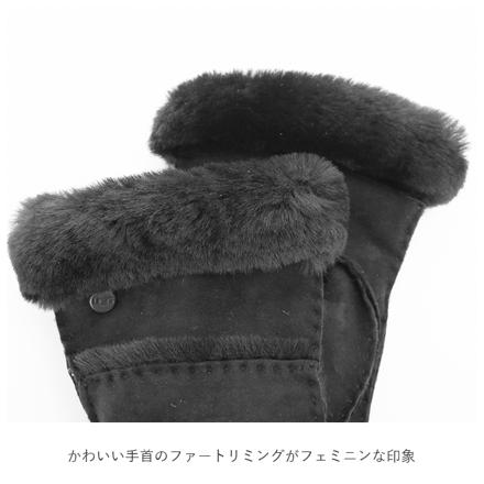 UGG アグ W SEAMED TECH GLOVE サイズS CHESTNUT