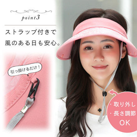 MILASIC 日除け帽子 ネイビー TN-ANHT-NV
