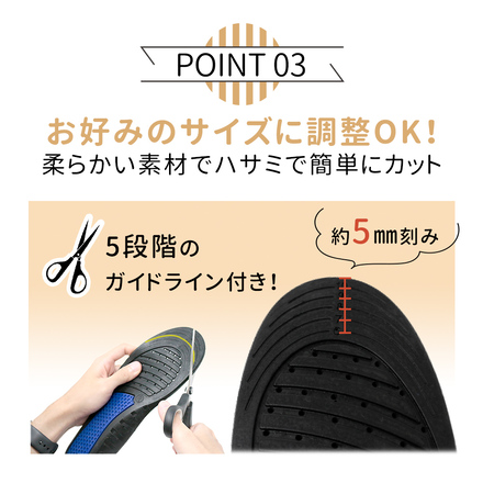 mitas ハニカム インソール Sサイズ 23.5-27.0cm TN-ISHM-S