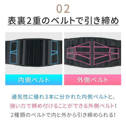 mitas 腰サポーター コルセット Sサイズ TN-WSSP-S