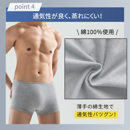 mitas 使い捨て ボクサー パンツ メンズ 10枚入り XXLサイズ TN-DPMN-GY-XXL