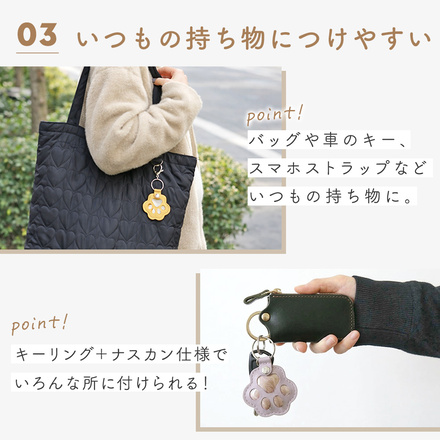 MILASIC ペットの毛 保管 キーホルダー 3個セット A-ベーシック TN-PTHKC-A