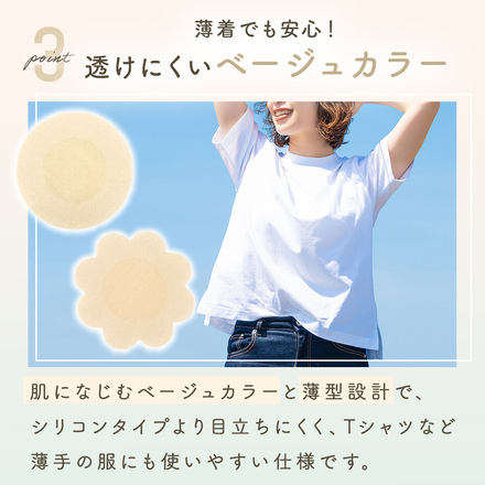 MILASIC 使い捨て ニップレス 120枚 丸形 TN-DPNPC-CRL