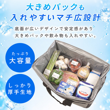 mitas 2WAY 保冷バッグ グレー Mサイズ TN-FCLBG-GY-M
