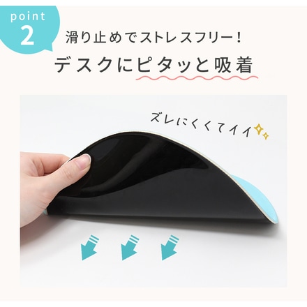 mitas マウスパッド リストレスト 低反発 ハンドレスト 負担軽減 TN-MSPAD-PB ペールブルー