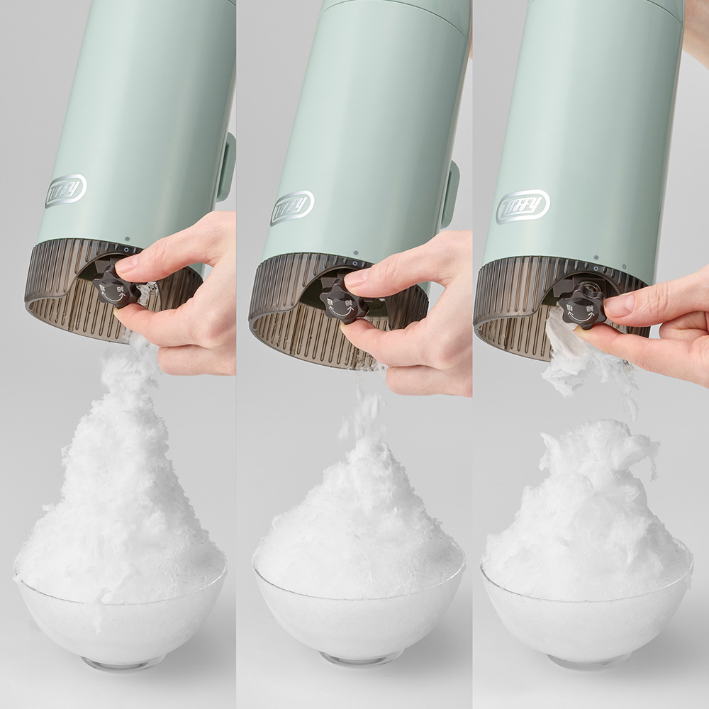 Toffy コードレスふわふわかき氷器 K-IS15-MW ミルキーホワイト