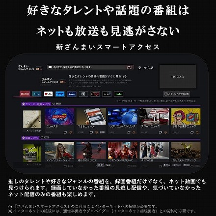 TVS REGZA レグザ 液晶テレビ 40V型 Bluetooth対応 フルハイビジョン ネット動画対応 40V35N