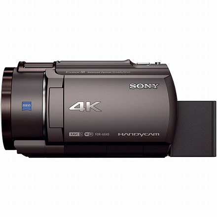 ソニー SONY 4Kビデオカメラ ハンディカム FDR-AX45A-TI ブロンズ ...