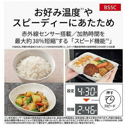 Panasonic パナソニック オーブンレンジ Bistro ビストロ NE-BS5C-W オフホワイト