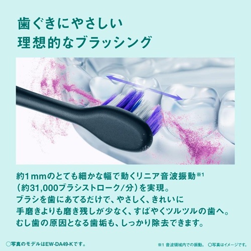 パナソニック EW-DA19-W 音波振動ハブラシ ドルツ ホワイト Panasonic Doltz 電動歯ブラシ 音波歯ブラシ 充電式