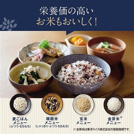 象印マホービン 圧力IH炊飯器 炎舞炊き 濃墨（こずみ） 5.5合 NW-FC10 BZ