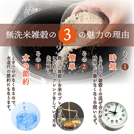 【無洗米雑穀】美容重視ビューティーブレンド 27kg(450g×60袋)