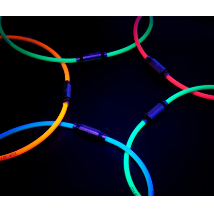 コランナー 磁気ネックレス ネオン オレンジ L（53cm）