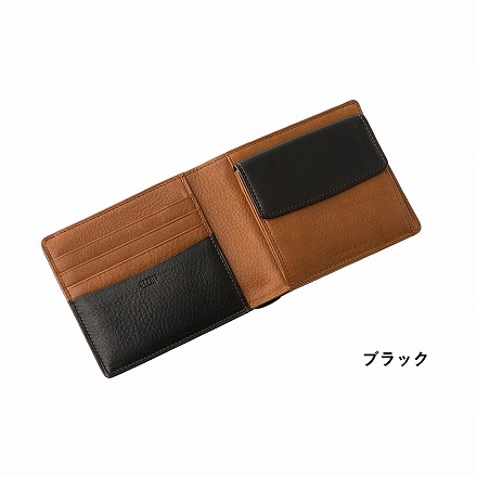 CYPRIS キプリス シルキーキップ 小銭入れ付き札入れ 1710-01 ブラック