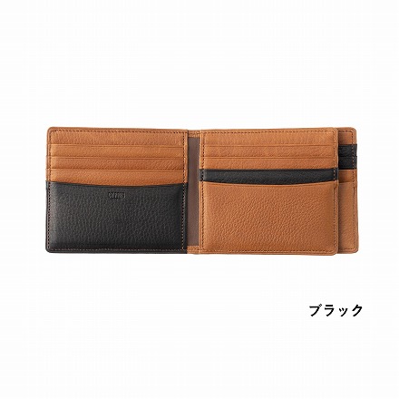 CYPRIS キプリス シルキーキップ 中ベロ付カード札入れ 1712-01 ブラック