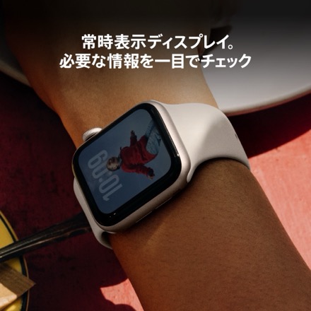 Apple Watch SE 3（GPSモデル）- 40mmミッドナイトアルミニウムケースとミッドナイトスポーツバンド - M/L with AppleCare+