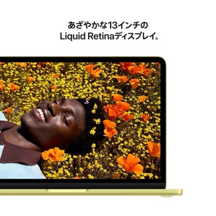 Apple 13インチMacBook Neo: 6コアCPUと5コアGPUを搭載したApple A18 Proチップ, 8GB, 512GB SSD, Touch ID - シトラス