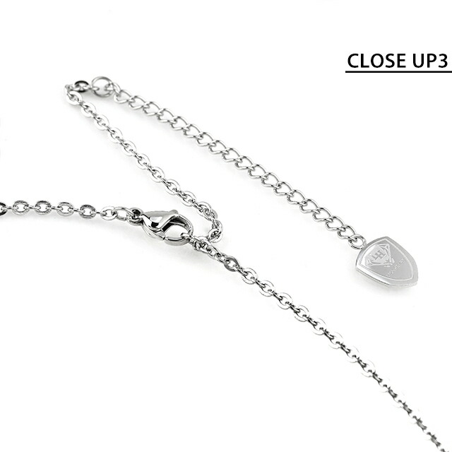 ライオンハート ネックレス メンズ ブランド LION HEART 動物 04N134SM ブラック シルバー アクセサリー